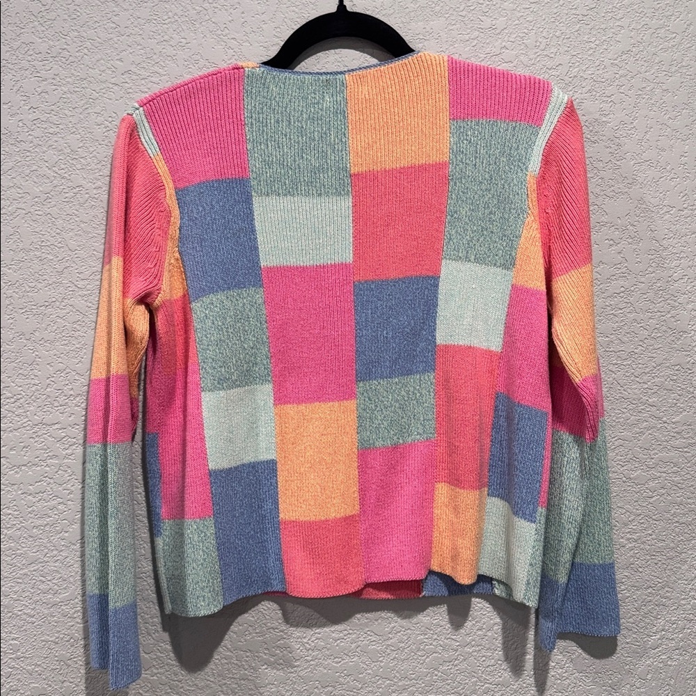 SIGRID OLSEN Sport Patchwork Cardigan - Picture 6 of 6